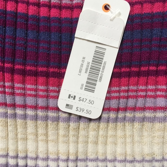 Gymboree Dress, Large Stripes of Pink, Purple and White, Size 3T - Picture 4 of 5